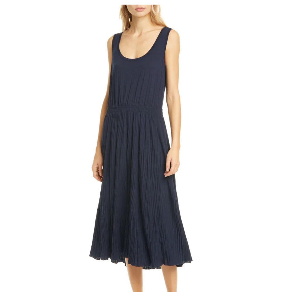 Vince Deep Blue Sleeveless Maxi Dress